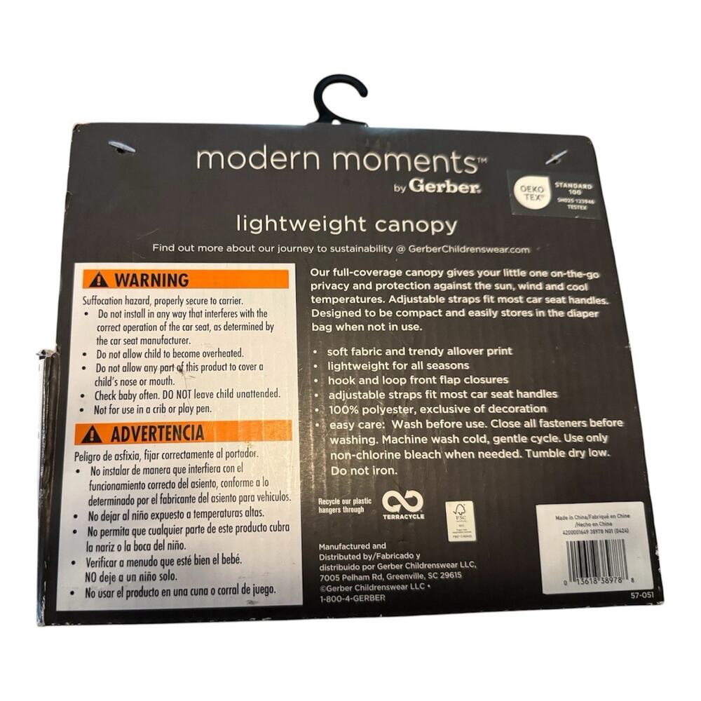Modern Moment Car Seat Protector for Baby Neutral Car Seat Cover NWTs - Picture 2 of 7